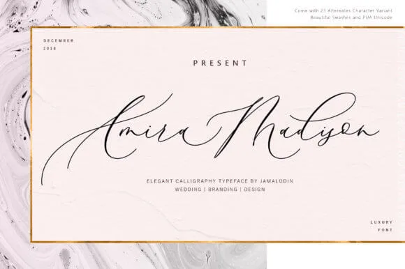 Amira Madison Font