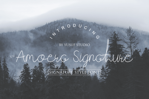 Amoera Signature Font