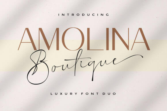 Amolina Boutique Font