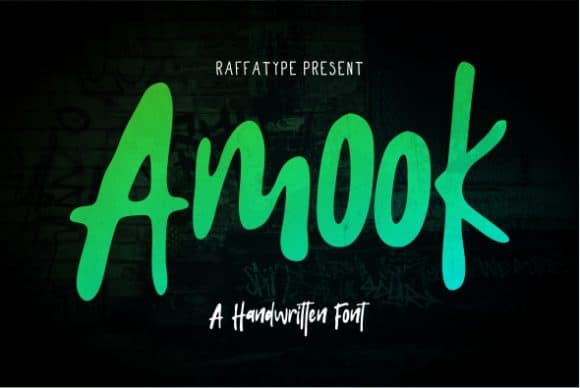 Amook Font