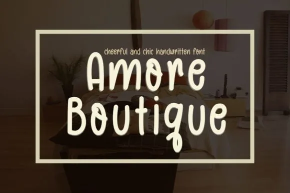 Amore Boutique Font