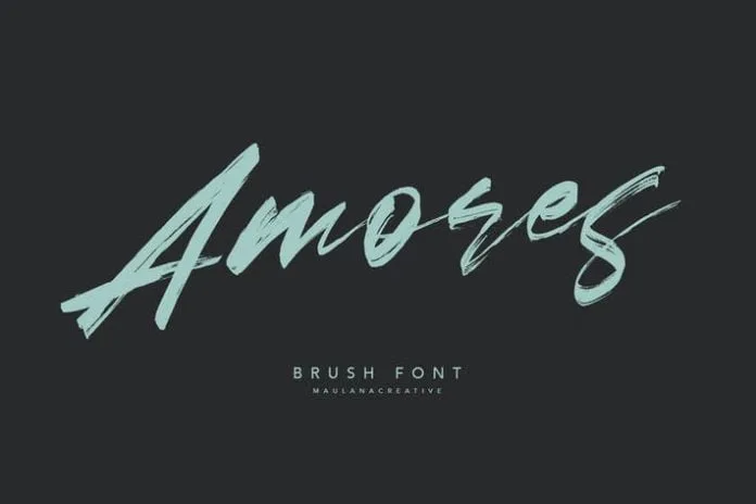 Amores Brush Signature Handmade Font Typeface