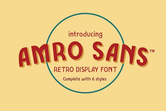 Amro Sans Family Font