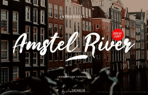 Amstel River Font