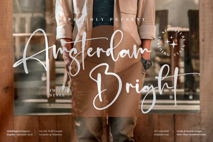 Amsterdam Bright Font