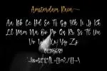 Amsterdam Rain Font