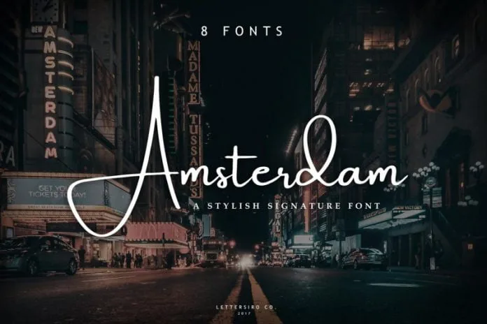Amsterdam Signature Font