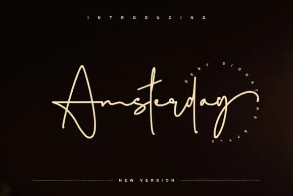 Amsterday Font