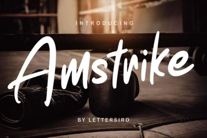 Amstrike Font