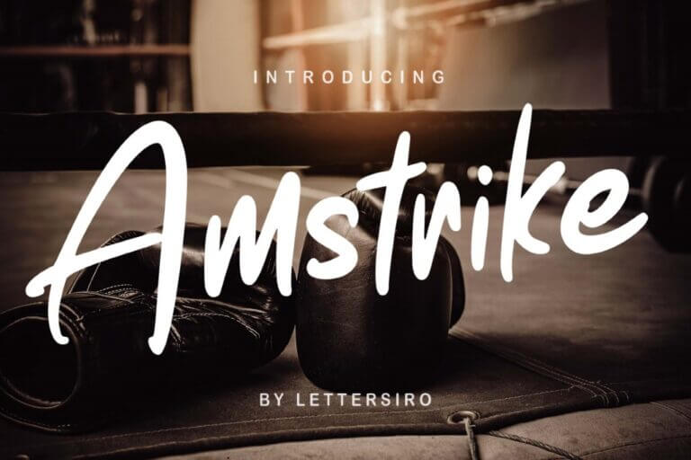 Amstrike Font