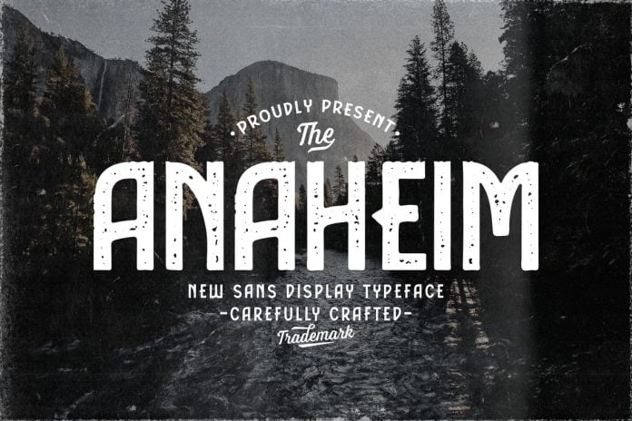 Anaheim Sans Display Typeface
