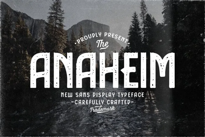 Anaheim Sans Display Typeface