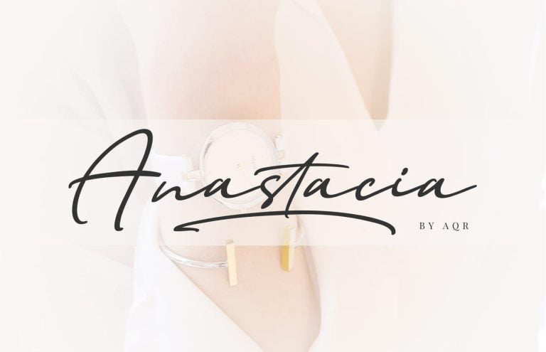 Anastacia Signature Font Free Download