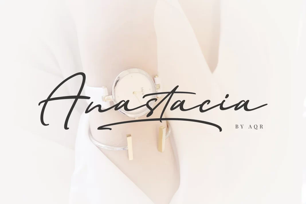 Anastasia Signature Font