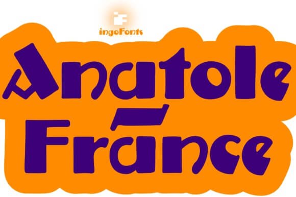 Anatole France 2.0 font
