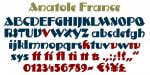 Anatole France 2.0 font