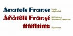 Anatole France 2.0 font