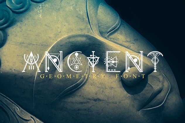 Ancient - Geometry font