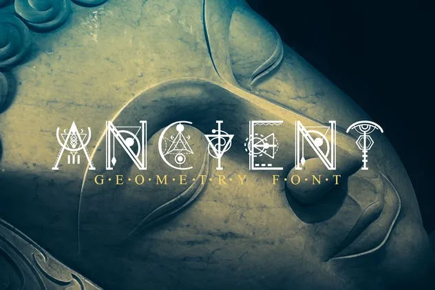 Ancient - Geometry font