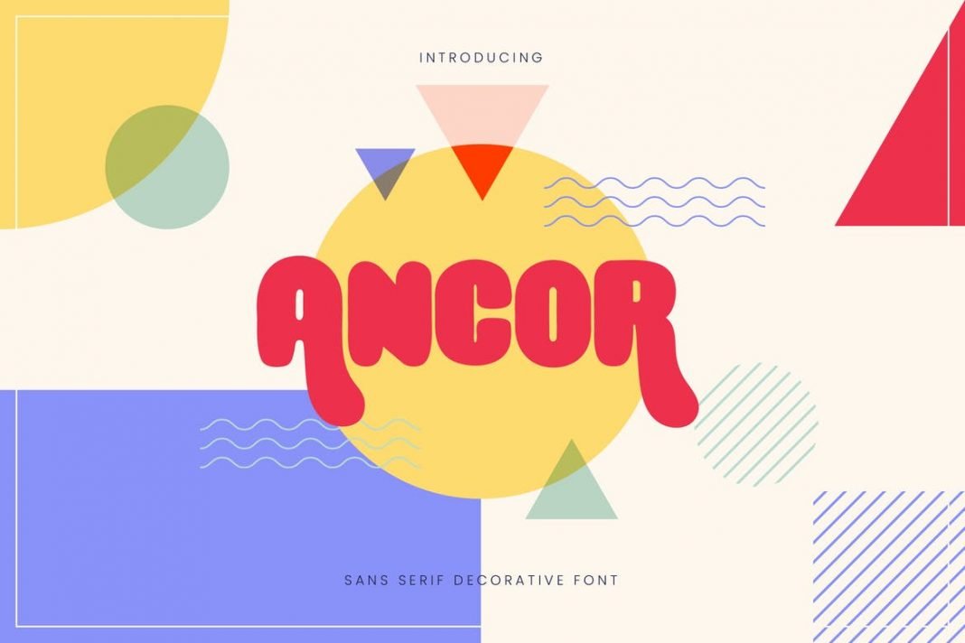 Ancor - Bold Fun Sans Serif Font