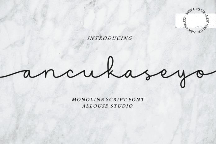 Ancukaseyo Script Calligraphy