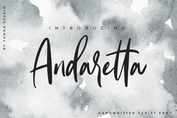 Andaretta - Brush Font