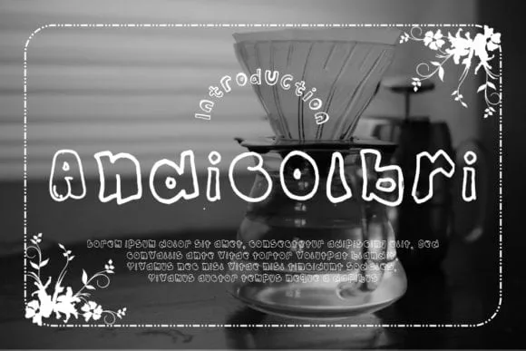 Andicolbri Font