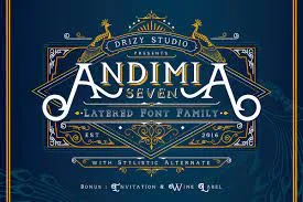Andimia Layered Fonts