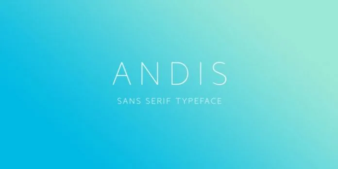 Andis Font