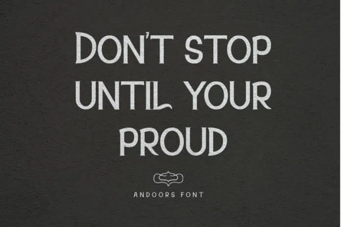 Andoors Font