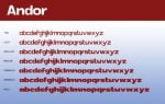 Andor Family Font