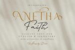 Anetha Faith Signature Font