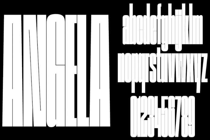 Angela Black UltraCondensed Font