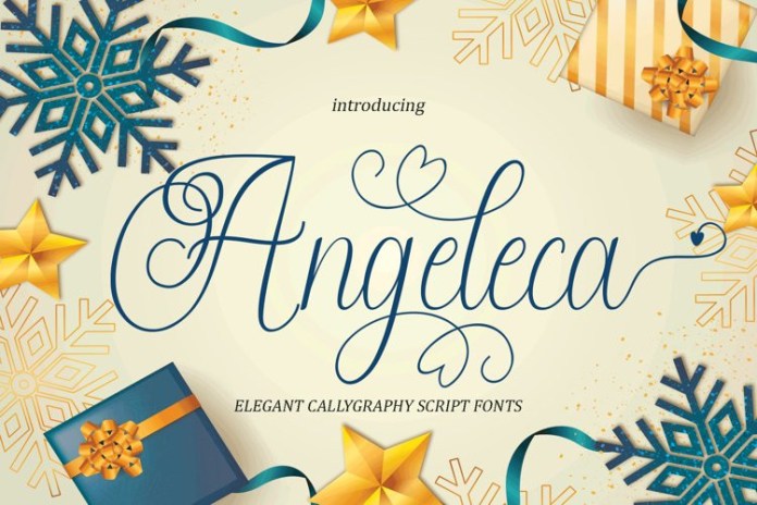 Angeleca Script - Elegant Calligraphy Font