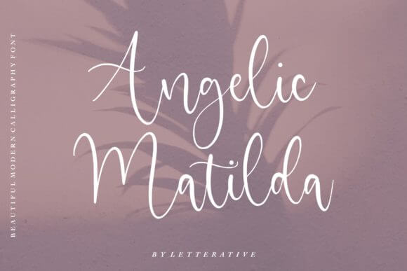 Angelic Matilda Font