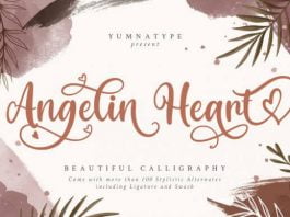 Angelin Heart Font