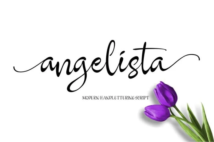 Angelista Script Font