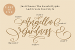 Angella Gardness Font