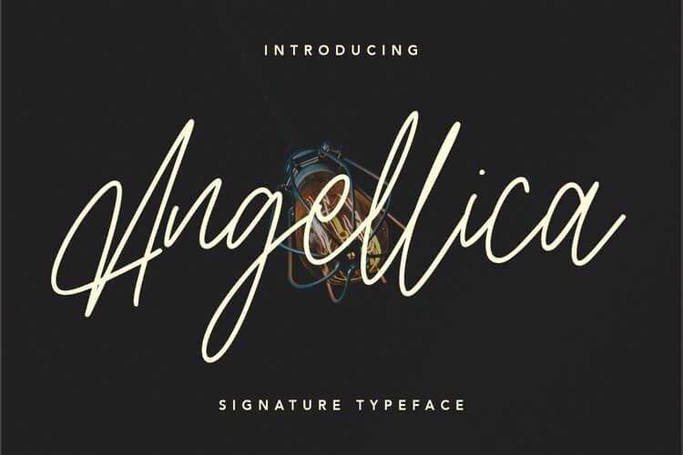 Angellica Signature Script Font