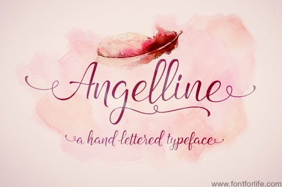 Angelline Script Font