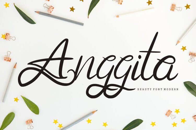 Anggita Beauty Modern Font