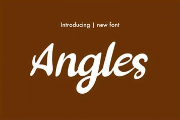 Angles Font
