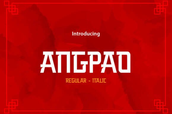 Angpao Font