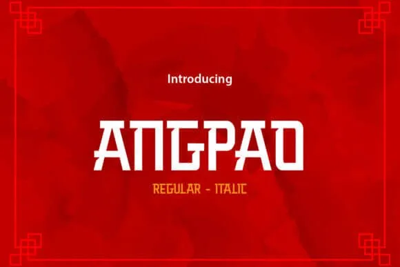 Angpao Font