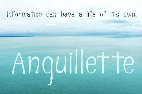 Anguillette Font