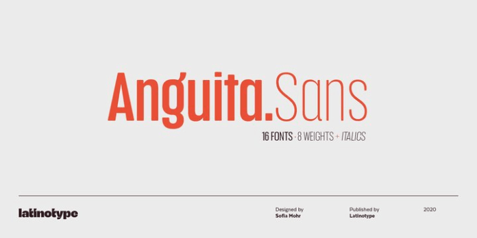 Anguita Sans Font Family