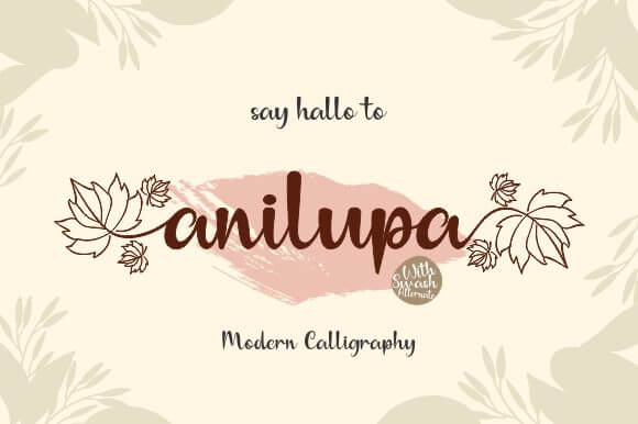 Anilupa Font