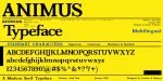 Animus Font