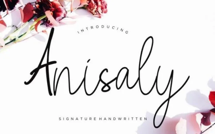 Anisaly Script Font