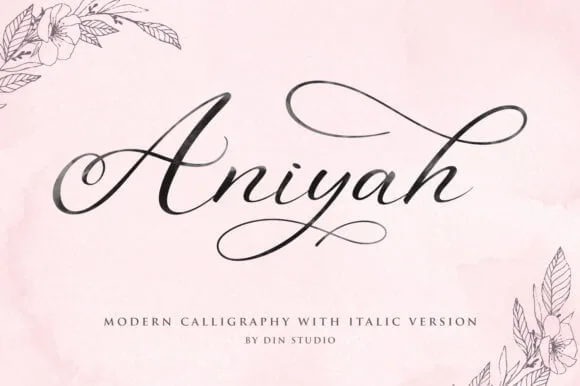 Aniyah Script Font